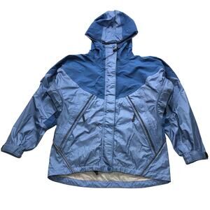 REI Elements E1 Waterproof Nylon Shell Jacket Womens Small Full Zip Hooded